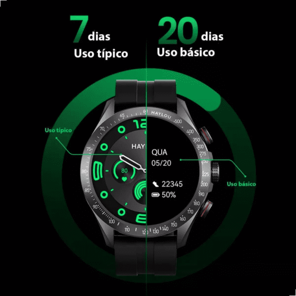 Smartwatch Xiaomi Haylou Solar Pro Amoled A Prova D'água - Image 6