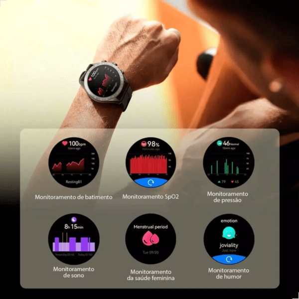 Smartwatch Xiaomi Haylou Solar Pro Amoled A Prova D'água - Image 2