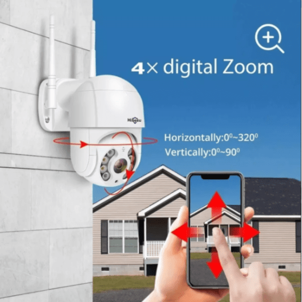 Camera Segurança Smart Ip Wifi A8pro 1080p Prova D'água - Image 3