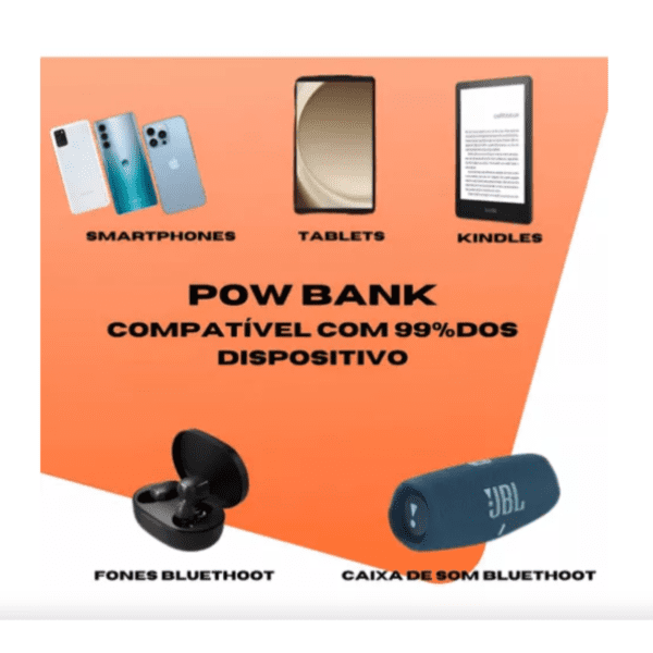Carregador Portátil Power Bank 20.000mah Hmaston - Image 3
